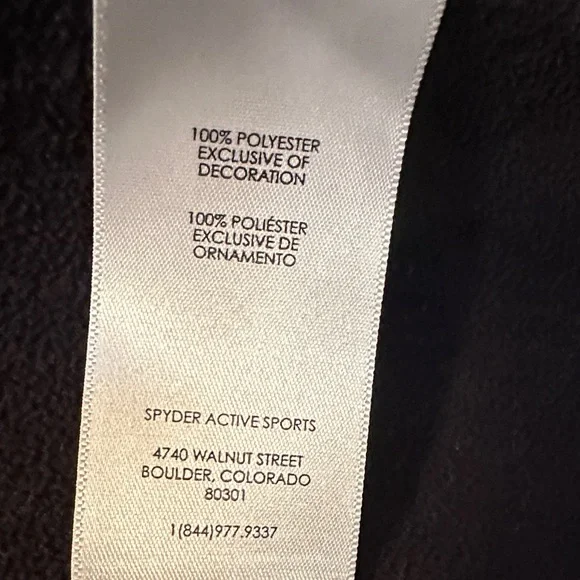 Spyder Black Women's Jacket - Picture 8 of 10